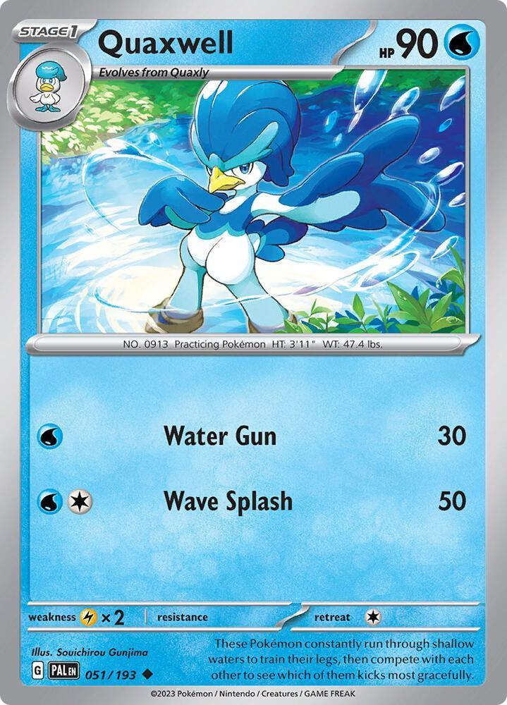 Scarlet & Violet: Paldea Evolved Quaxwell (051/193) [Scarlet & Violet: Paldea Evolved] - Trading Card World