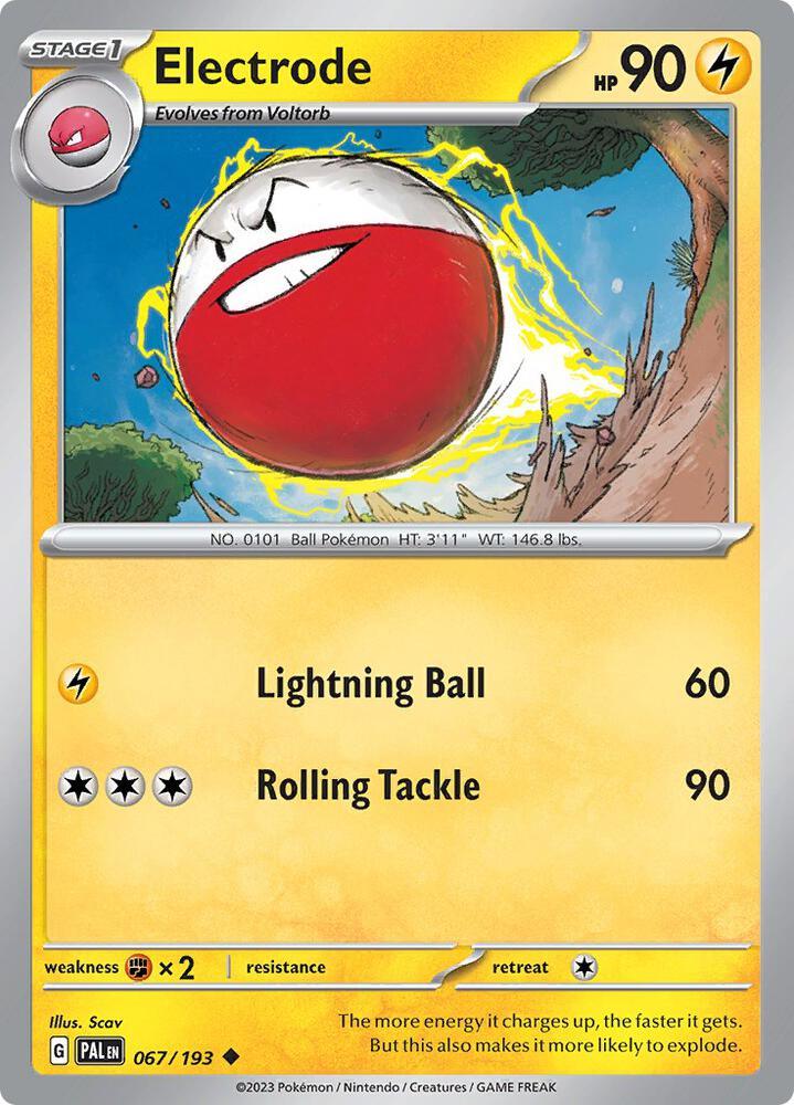 Scarlet & Violet: Paldea Evolved Electrode (067/193) [Scarlet & Violet: Paldea Evolved] - Trading Card World