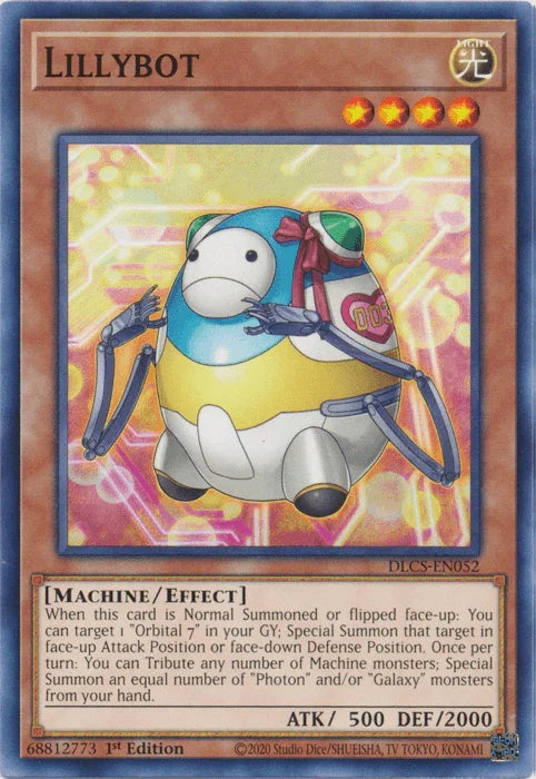 1st Edition, Common, Dragons of Legend: The Complete Series, Effect Monster, Light, Machine Lillybot [DLCS-EN052] Common - Trading Card World