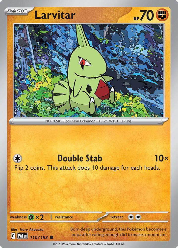 Scarlet & Violet: Paldea Evolved Larvitar (110/193) [Scarlet & Violet: Paldea Evolved] - Trading Card World