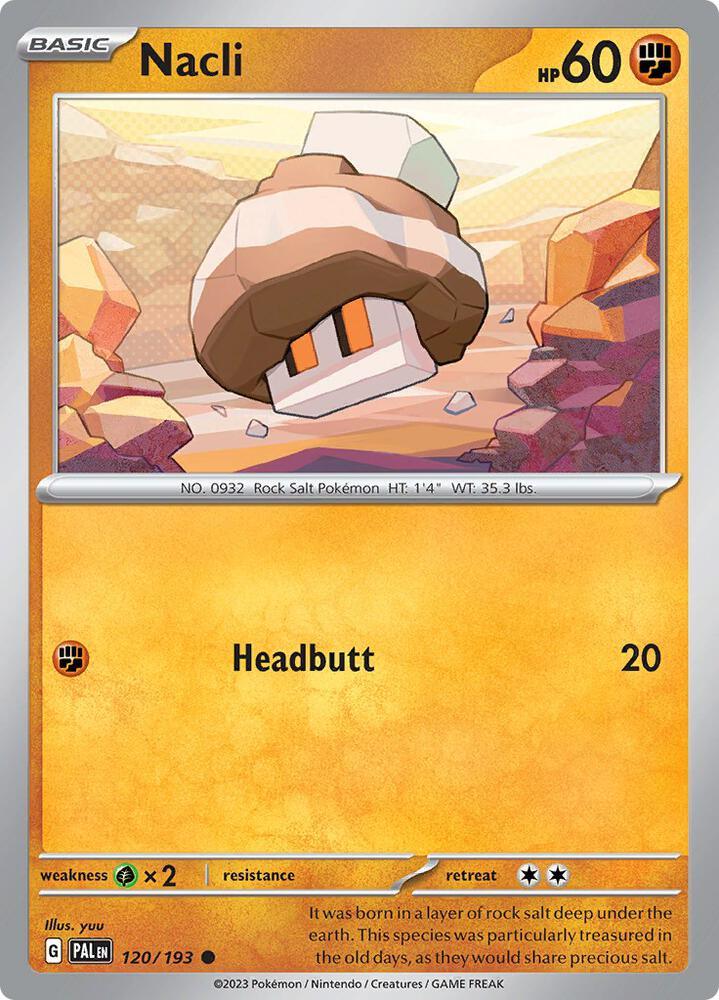 Scarlet & Violet: Paldea Evolved Nacli (120/193) [Scarlet & Violet: Paldea Evolved] - Trading Card World