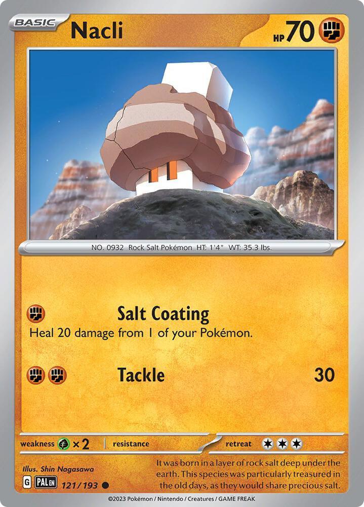 Scarlet & Violet: Paldea Evolved Nacli (121/193) [Scarlet & Violet: Paldea Evolved] - Trading Card World
