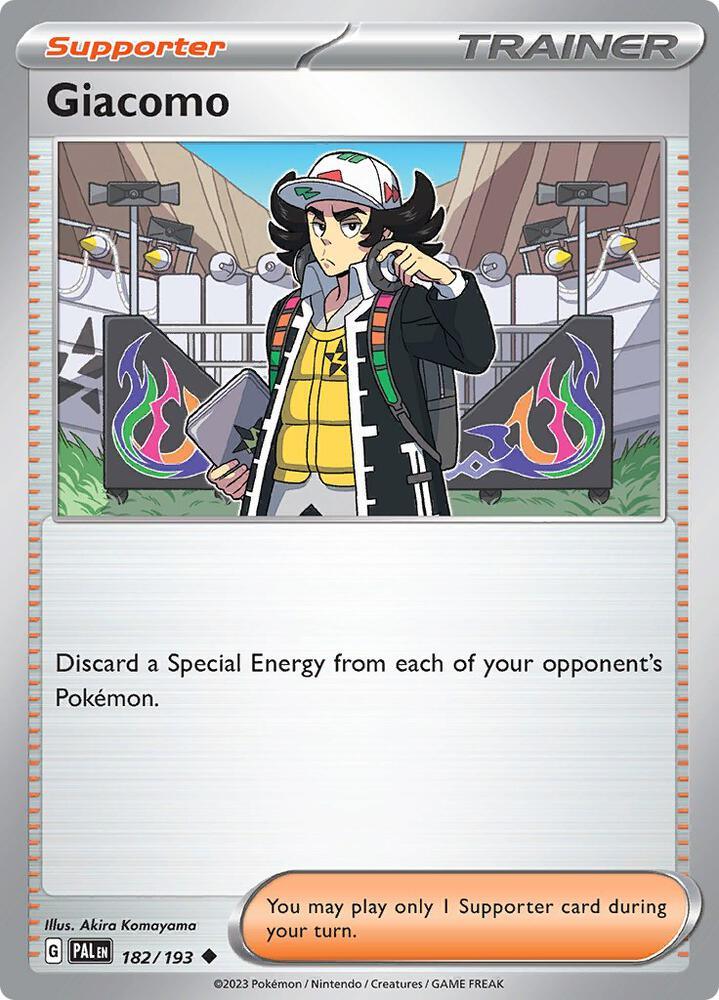 182, Scarlet & Violet: Paldea Evolved Giacomo (182/193) [Scarlet & Violet: Paldea Evolved] - Trading Card World