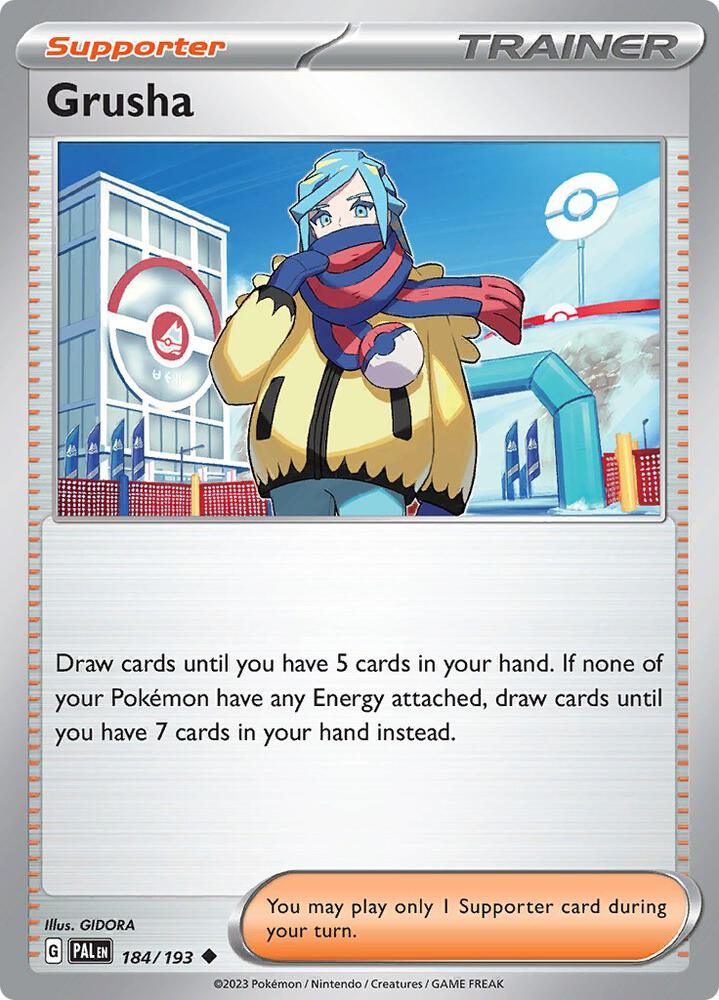 Scarlet & Violet: Paldea Evolved Grusha (184/193) [Scarlet & Violet: Paldea Evolved] - Trading Card World