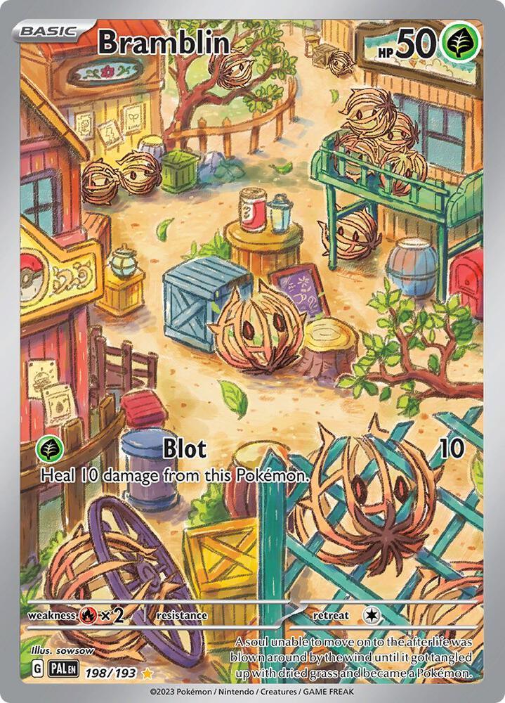 198, Scarlet & Violet: Paldea Evolved Bramblin (198/193) [Scarlet & Violet: Paldea Evolved] - Trading Card World