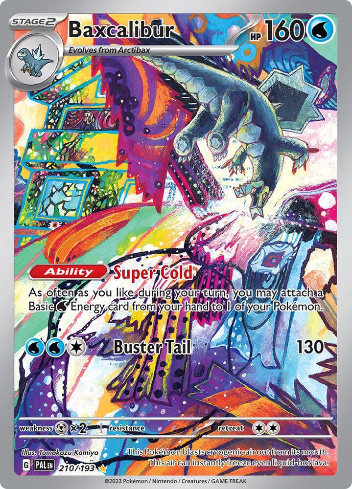 210, Scarlet & Violet: Paldea Evolved Baxcalibur (210/193) [Scarlet & Violet: Paldea Evolved] - Trading Card World