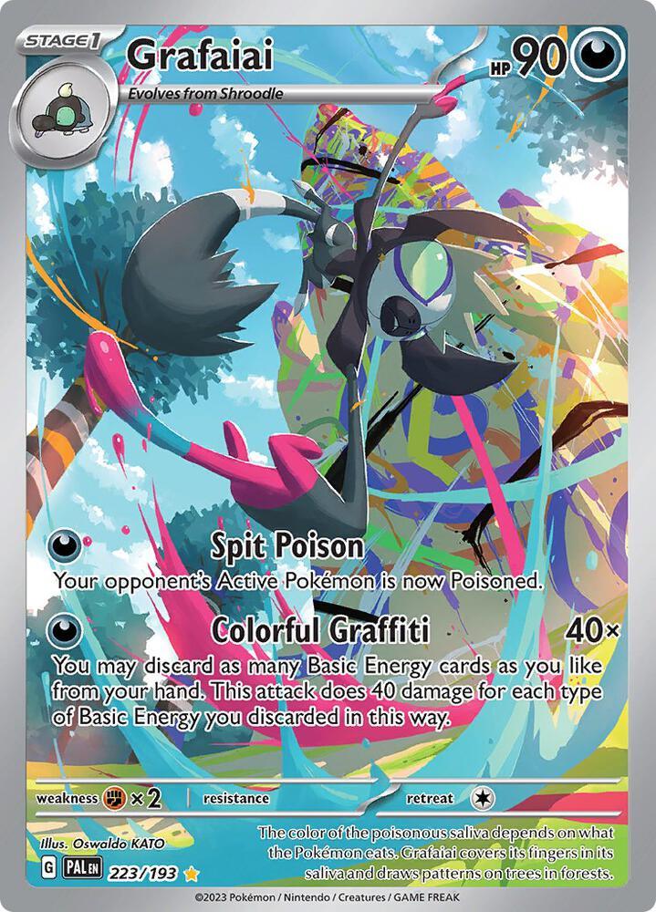 223, Scarlet & Violet: Paldea Evolved Grafaiai (223/193) [Scarlet & Violet: Paldea Evolved] - Trading Card World