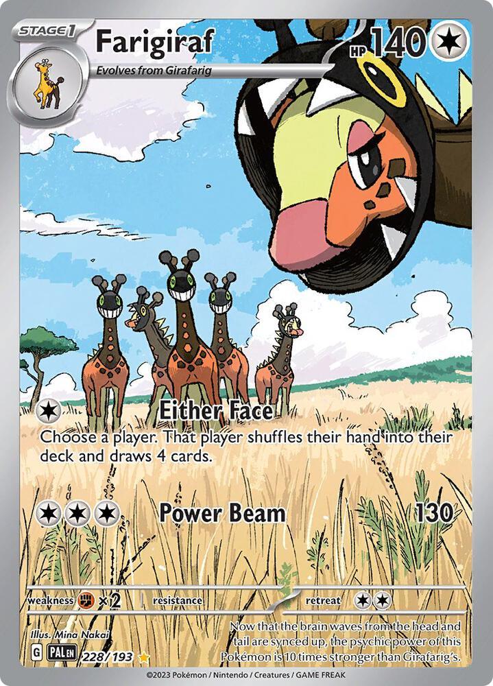 228, Scarlet & Violet: Paldea Evolved Farigiraf (228/193) [Scarlet & Violet: Paldea Evolved] - Trading Card World