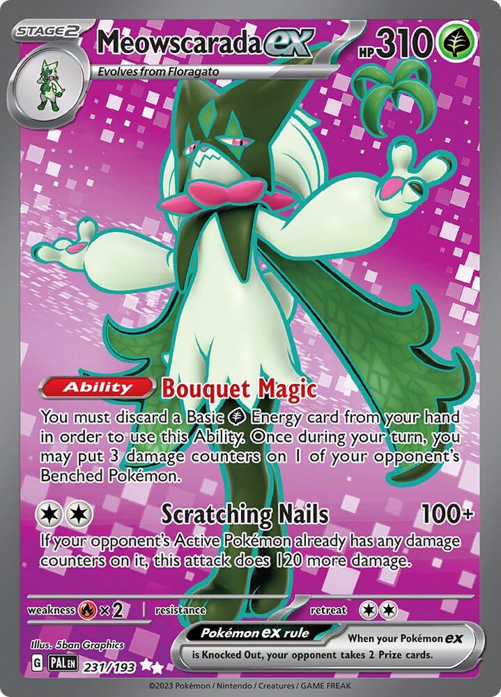 Scarlet & Violet: Paldea Evolved Meowscarada ex (231/193) [Scarlet & Violet: Paldea Evolved] - Trading Card World