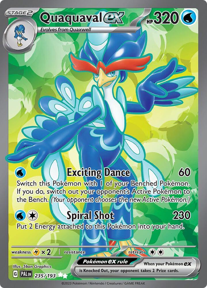 Scarlet & Violet: Paldea Evolved Quaquaval ex (235/193) [Scarlet & Violet: Paldea Evolved] - Trading Card World