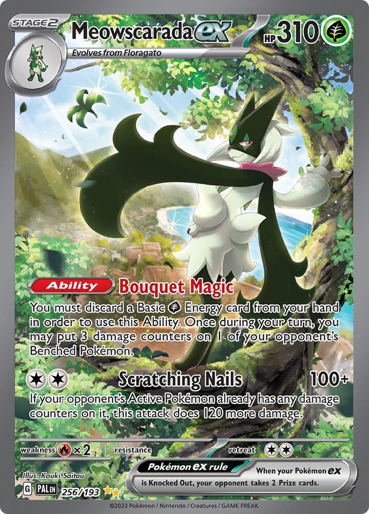 Scarlet & Violet: Paldea Evolved Meowscarada ex (256/193) [Scarlet & Violet: Paldea Evolved] - Trading Card World