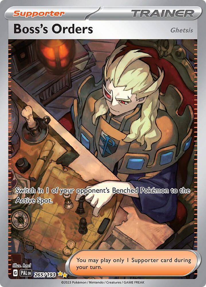 Scarlet & Violet: Paldea Evolved Boss's Orders (265/193) [Scarlet & Violet: Paldea Evolved] - Trading Card World