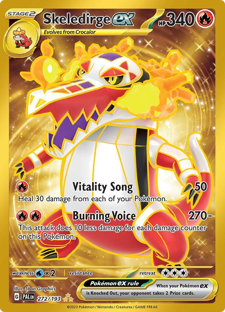 Scarlet & Violet: Paldea Evolved Skeledirge ex (272/193) [Scarlet & Violet: Paldea Evolved] - Trading Card World
