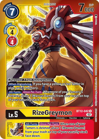 02)(ULTIMATECUP/illus:Spareribs)ライズグレイモン【C】{BT13