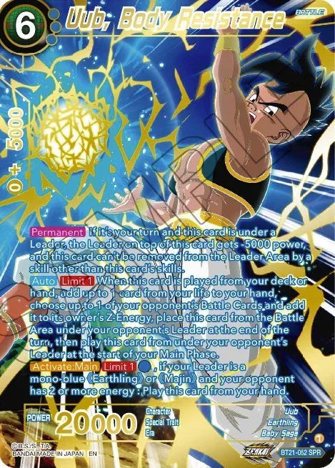 Uub, Body Resistance (SPR) (BT21-052) [Wild Resurgence]