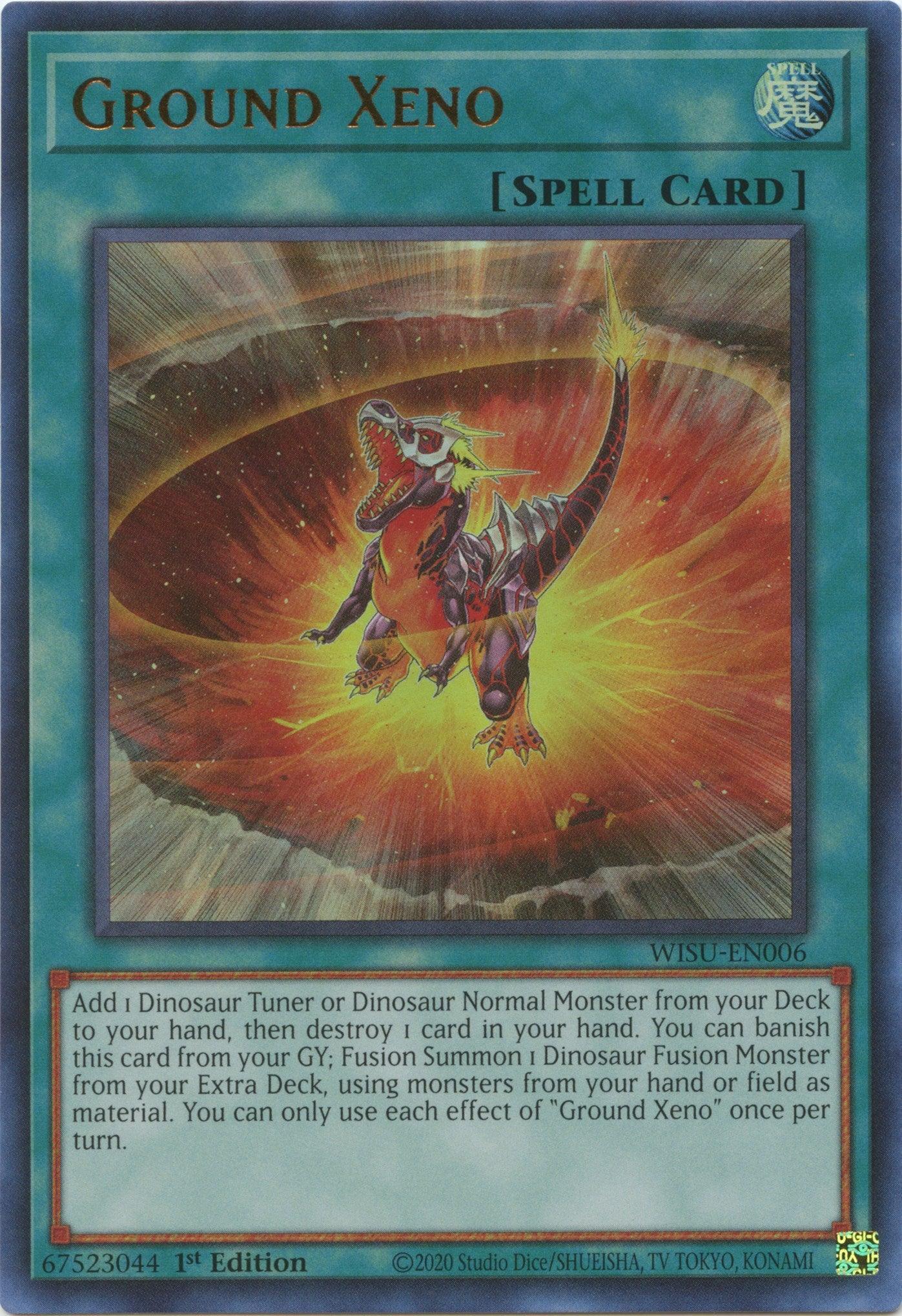 1st Edition, Normal Spell, Spell, Ultra Rare, Wild Survivors Ground Xeno [WISU-EN006] Ultra Rare - Trading Card World