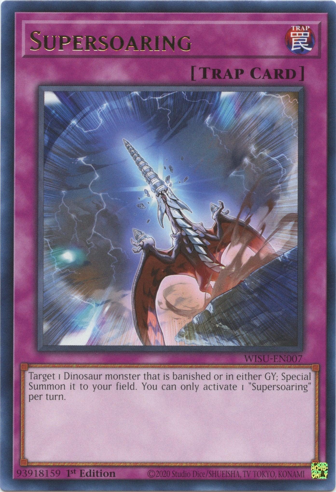 1st Edition, Normal Trap, Rare, Trap, Wild Survivors Supersoaring [WISU-EN007] Rare - Trading Card World