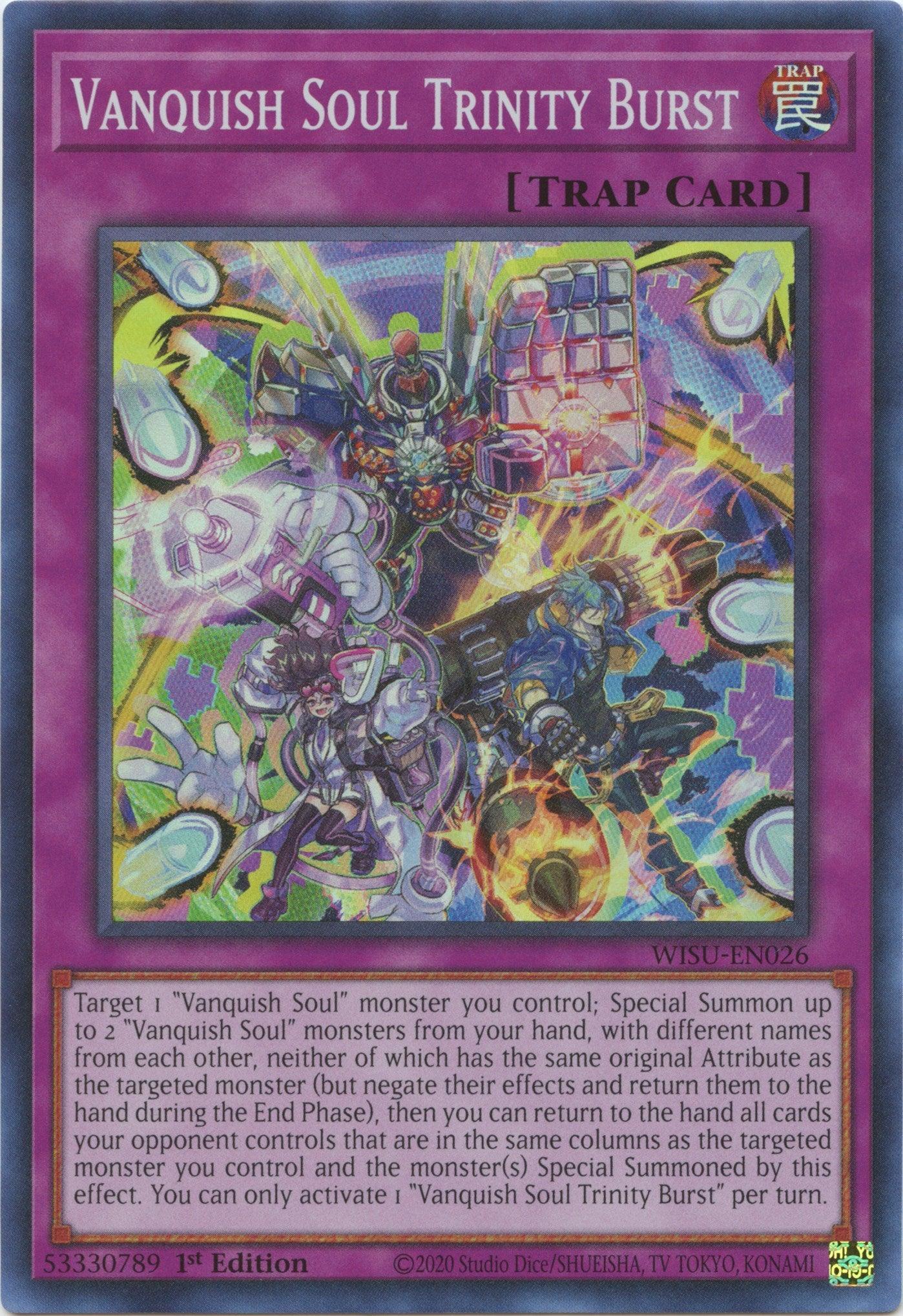 1st Edition, Normal Trap, Super Rare, Trap, Wild Survivors Vanquish Soul Trinity Burst [WISU-EN026] Super Rare - Trading Card World