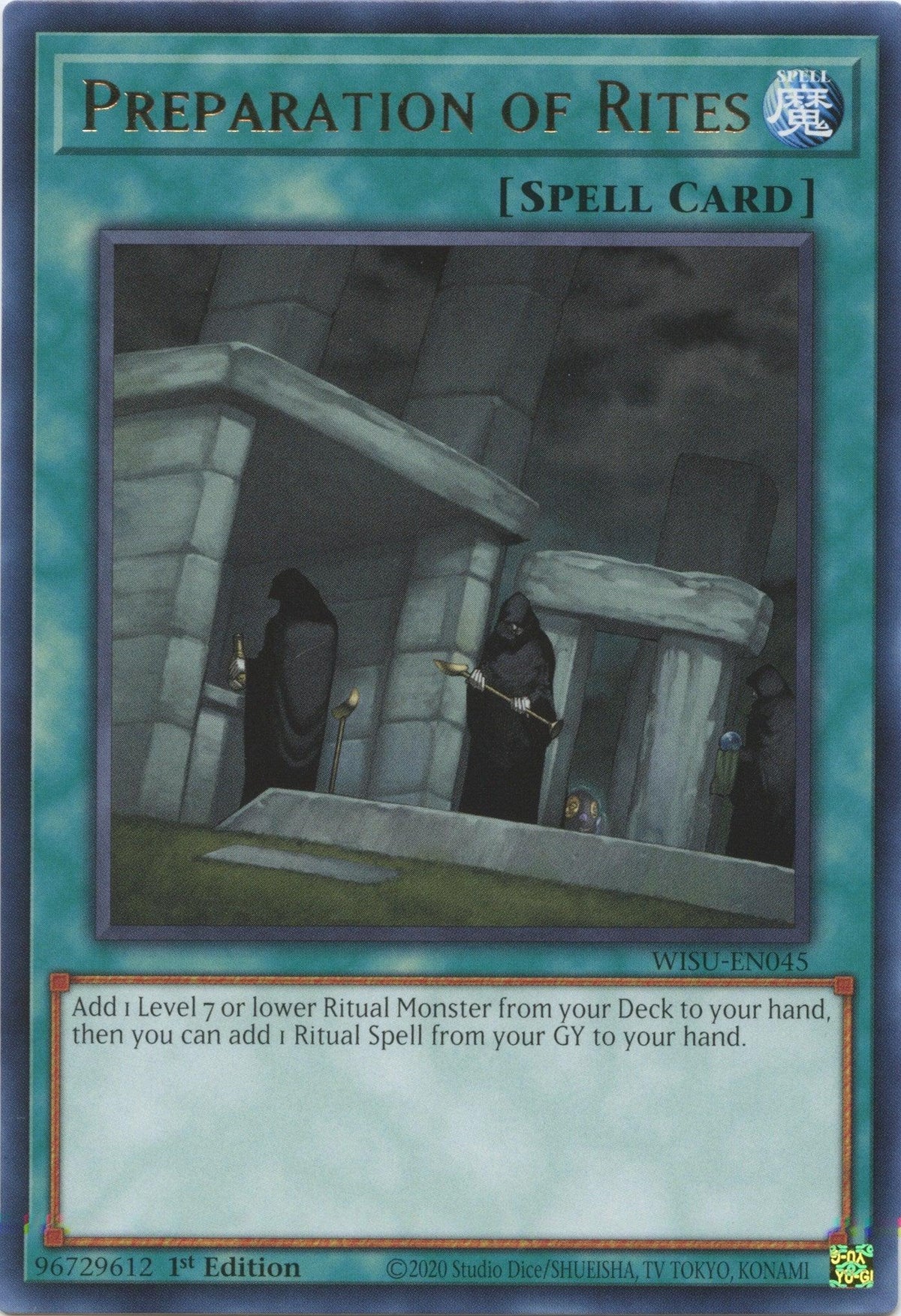 1st Edition, Normal Spell, Rare, Spell, Wild Survivors Preparation of Rites [WISU-EN045] Rare - Trading Card World