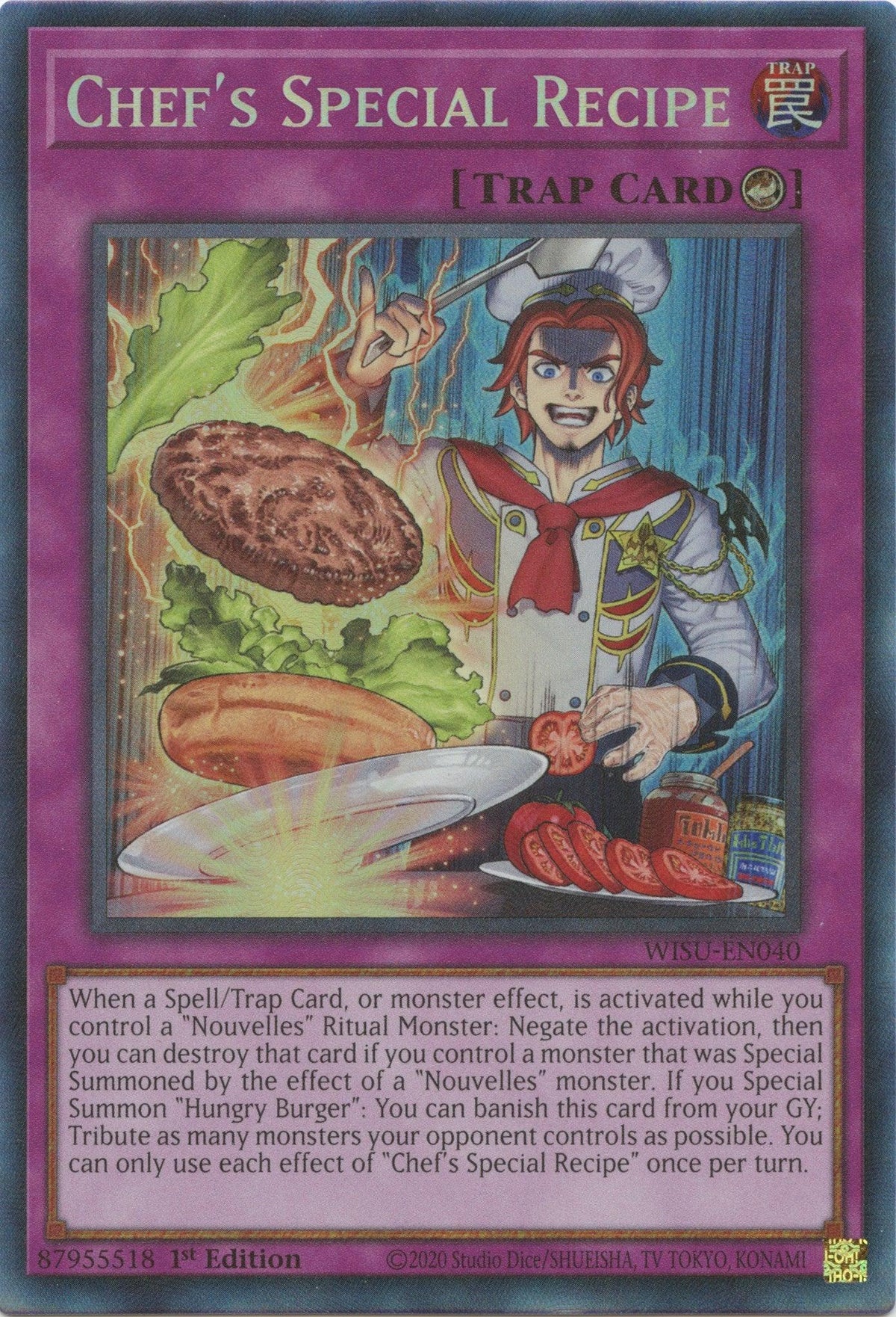 1st Edition, Collector's Rare, Counter Trap, Trap, Wild Survivors Chef's Special Recipe [WISU-EN040] Collector's Rare - Trading Card World
