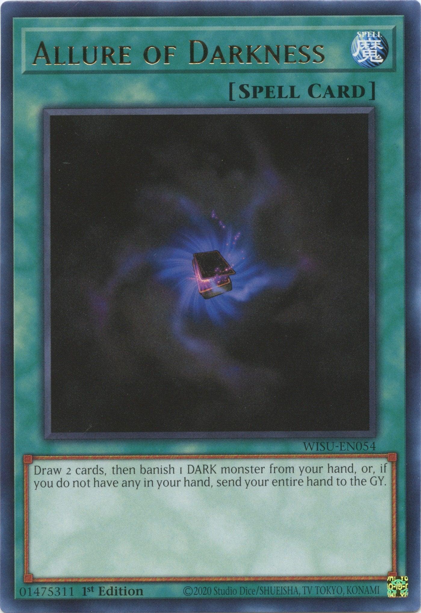 1st Edition, Normal Spell, Rare, Spell, Wild Survivors Allure of Darkness [WISU-EN054] Rare - Trading Card World