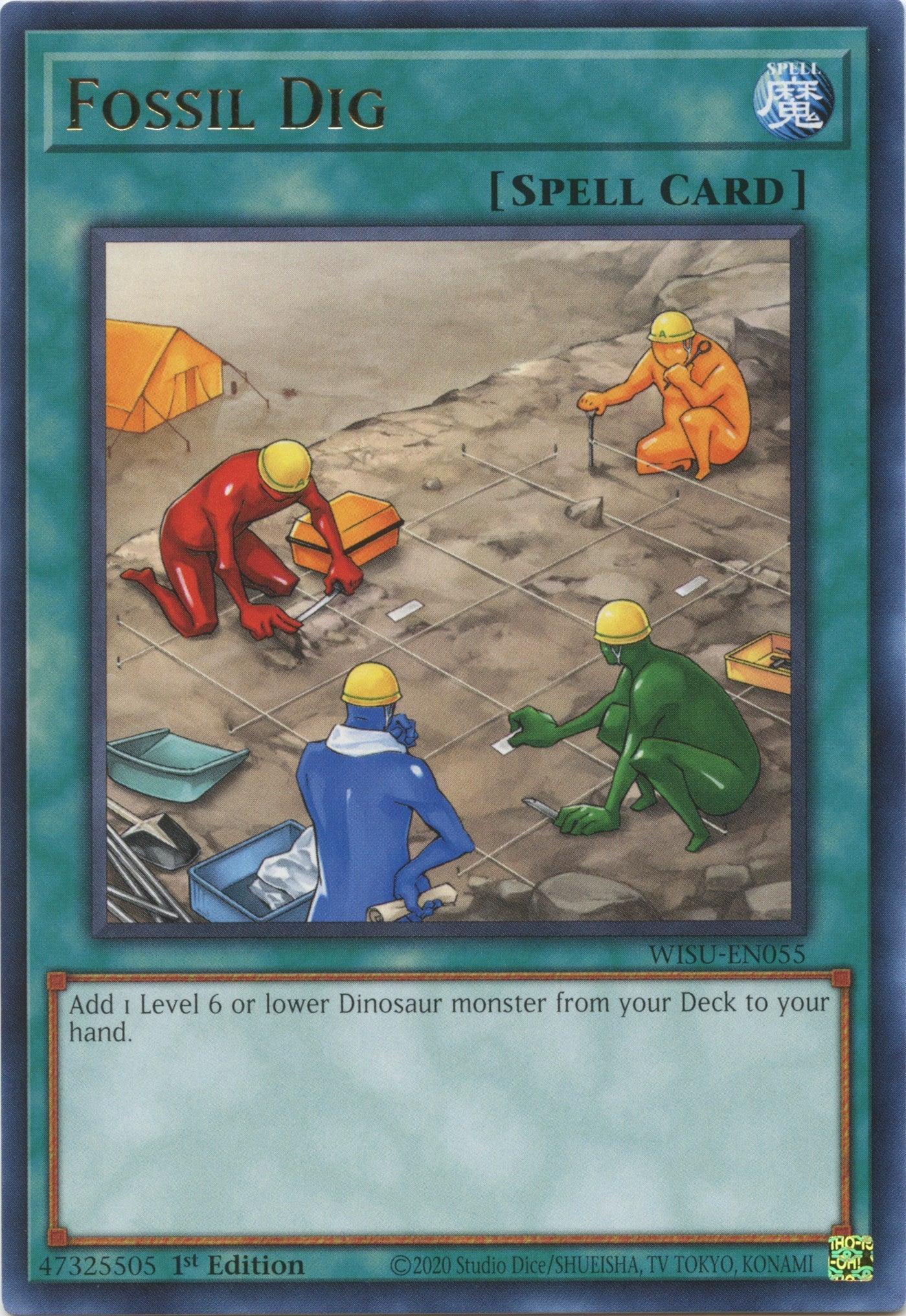 1st Edition, Normal Spell, Rare, Spell, Wild Survivors Fossil Dig [WISU-EN055] Rare - Trading Card World