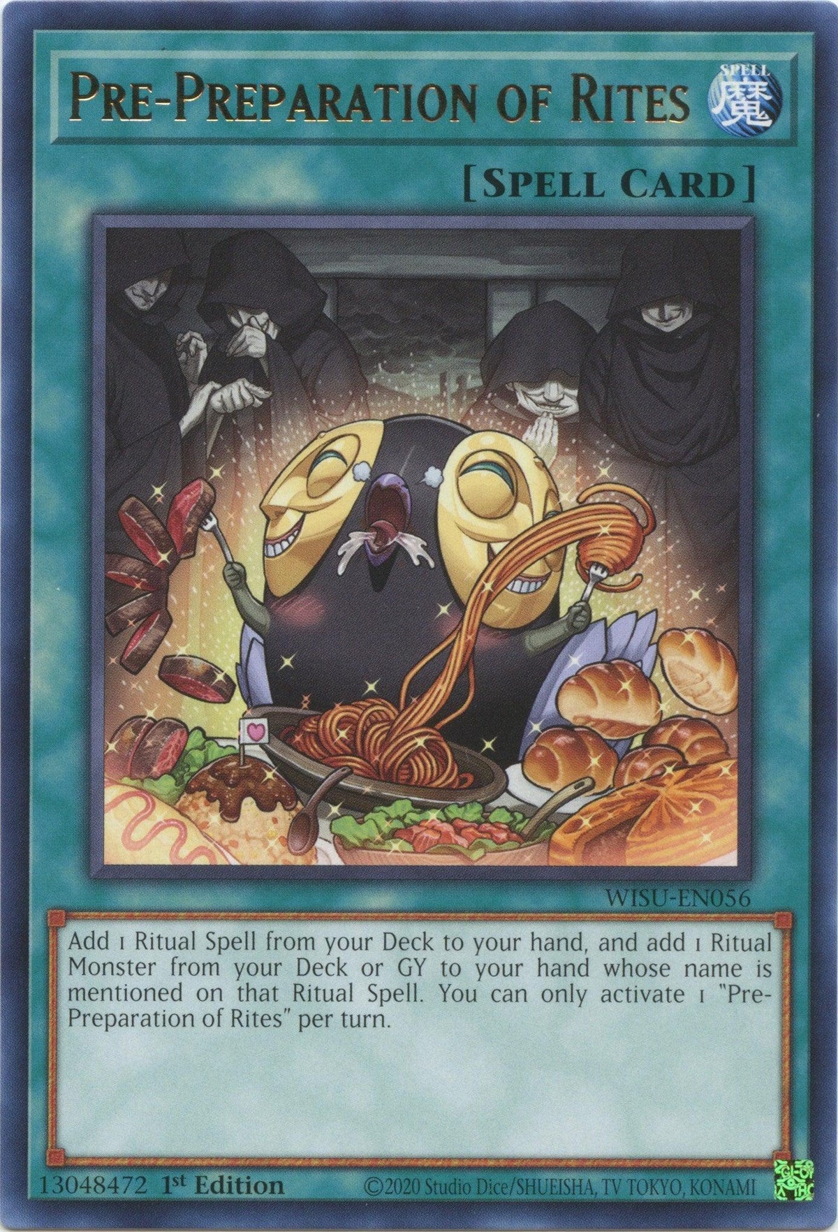 1st Edition, Normal Spell, Rare, Spell, Wild Survivors Pre-Preparation of Rites [WISU-EN056] Rare - Trading Card World