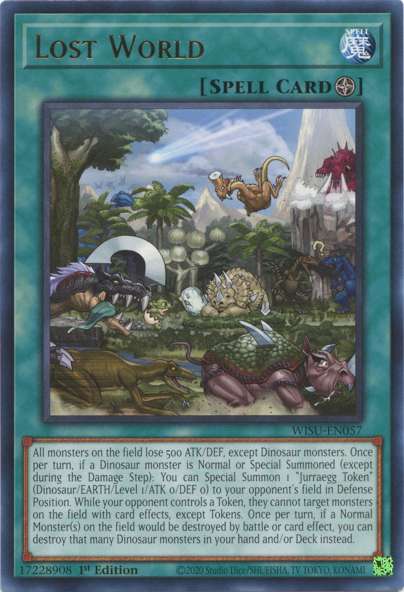 1st Edition, Field Spell, Rare, Spell, Wild Survivors Lost World [WISU-EN057] Rare - Trading Card World