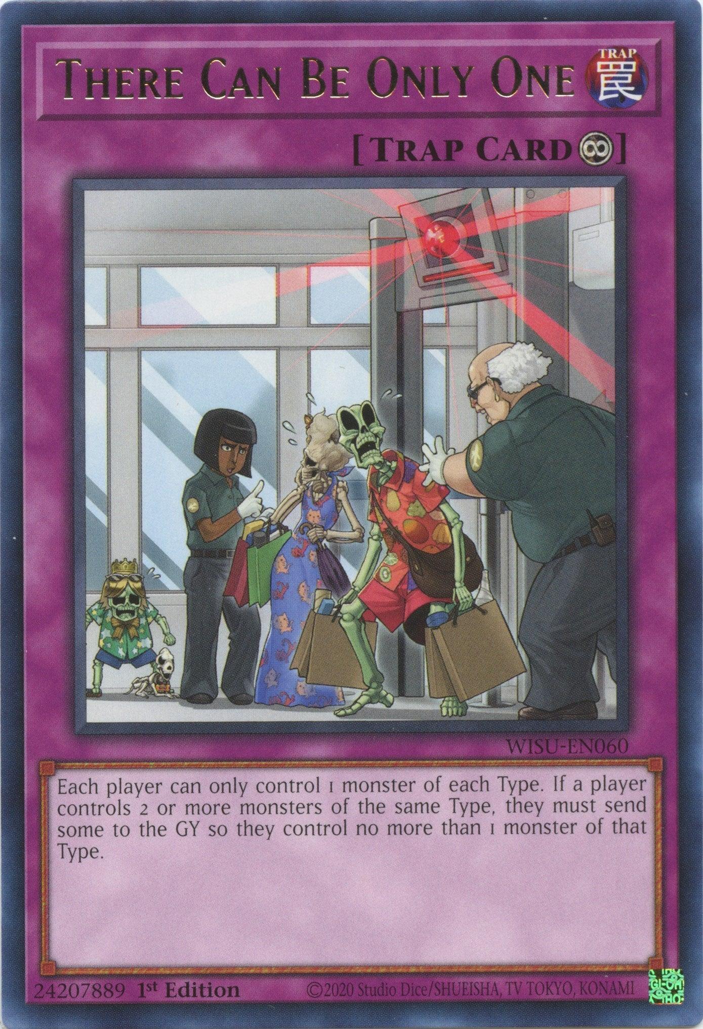 1st Edition, Continuous Trap, Rare, Trap, Wild Survivors There Can Be Only One [WISU-EN060] Rare - Trading Card World