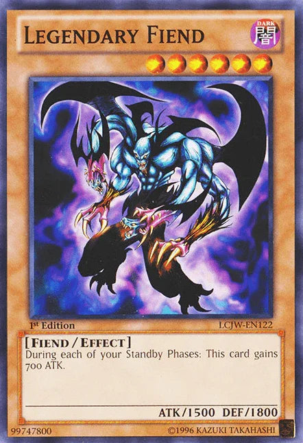 1st Edition, Common, Dark, Effect Monster, Fiend, Legendary Collection 4: Joey's World Legendary Fiend [LCJW-EN122] Common - Trading Card World