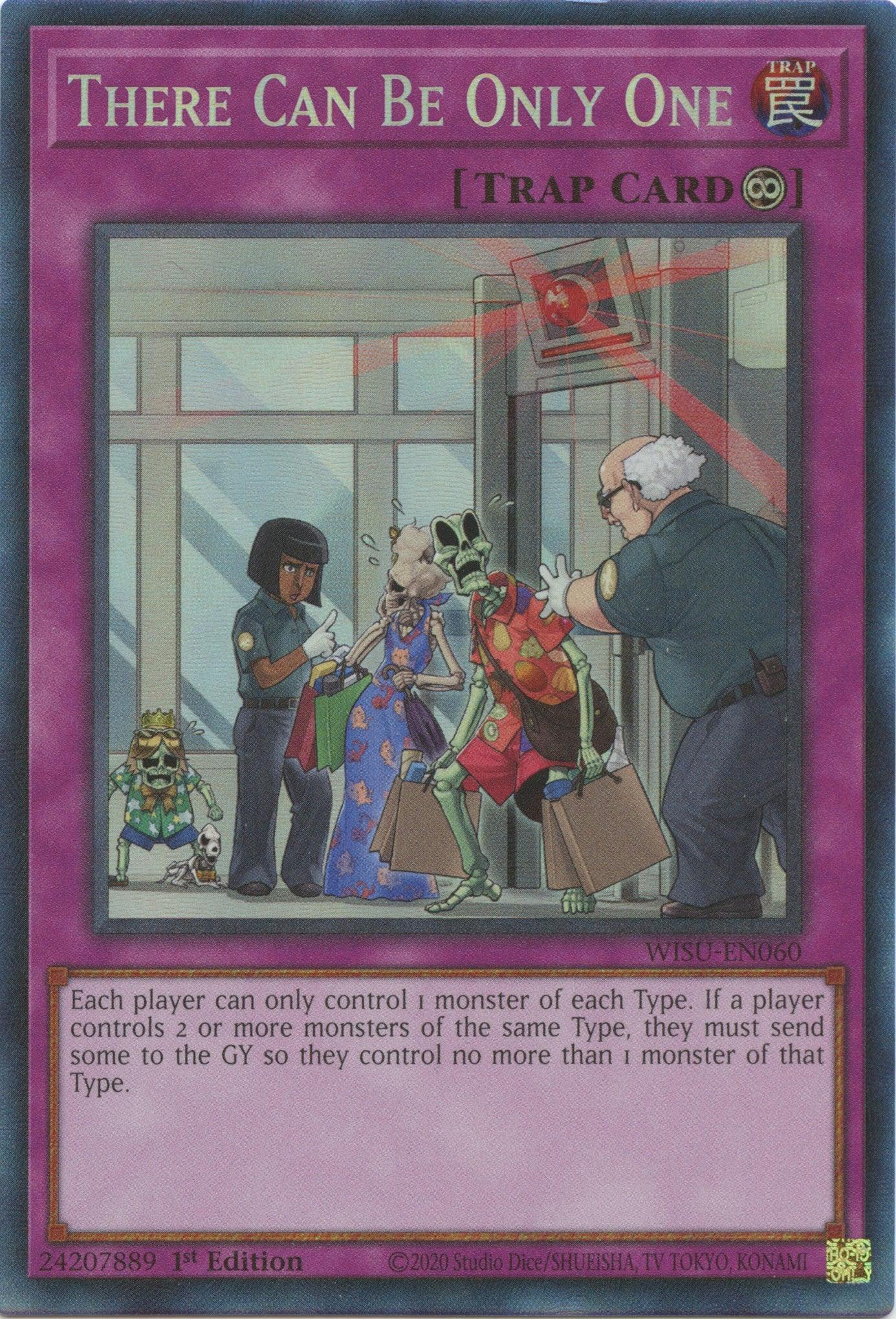 1st Edition, Collector's Rare, Continuous Trap, Trap, Wild Survivors There Can Be Only One [WISU-EN060] Collector's Rare - Trading Card World