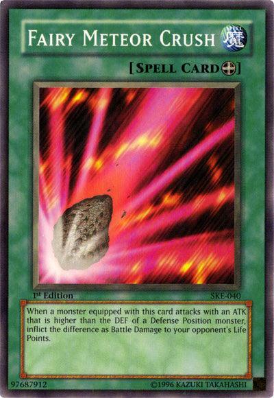 1st Edition, Common, Equip Spell, Spell, Starter Deck: Kaiba Evolution, Unlimited Fairy Meteor Crush [SKE-040] Common - Trading Card World