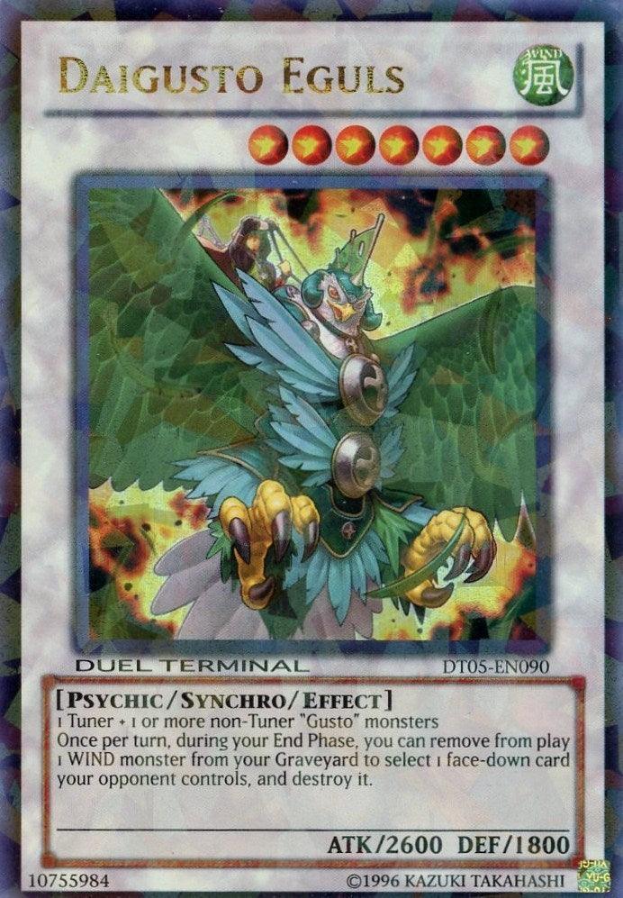 Duel Terminal 5, Limited, Psychic, Synchro/Effect Monster, Ultra Rare, Wind Daigusto Eguls [DT05-EN090] Ultra Rare - Trading Card World