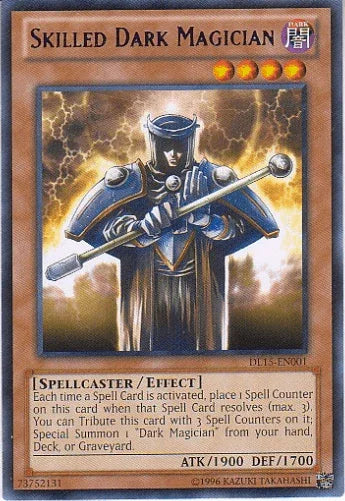 Dark, Duelist League Promo, Effect Monster, Rare, Spellcaster, Unlimited Skilled Dark Magician (Purple) [DL15-EN001] Rare - Trading Card World
