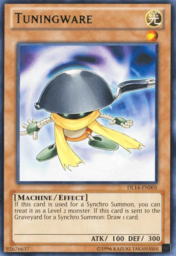 Duelist League Promo, Effect Monster, Light, Machine, Rare, Unlimited Tuningware (Green) [DL14-EN005] Rare - Trading Card World