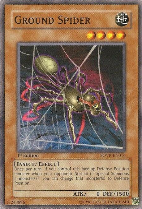1st Edition, Common, Earth, Effect Monster, Insect, Stardust Overdrive, Unlimited Ground Spider [SOVR-EN016] Common - Trading Card World