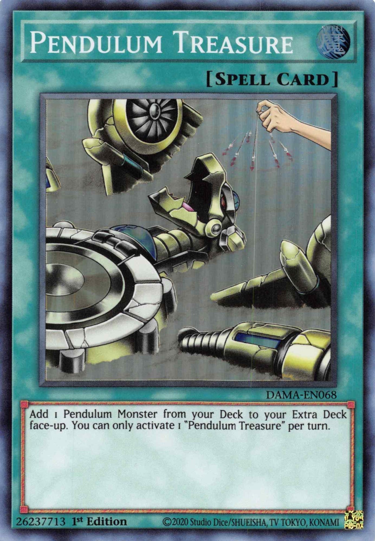 1st Edition, Dawn of Majesty, Normal Spell, Spell, Super Rare Pendulum Treasure [DAMA-EN068] Super Rare - Trading Card World