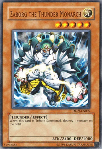 Duelist League Promo, Effect Monster, Light, Rare, Thunder, Unlimited Zaborg the Thunder Monarch (Bronze) [DL09-EN009] Rare - Trading Card World