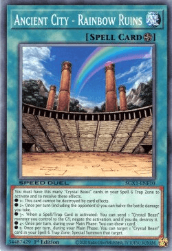 1st Edition, Common, Normal Spell, Speed Duel GX: Duel Academy Box, Spell Ancient City - Rainbow Ruins [SGX1-ENF10] Common - Trading Card World