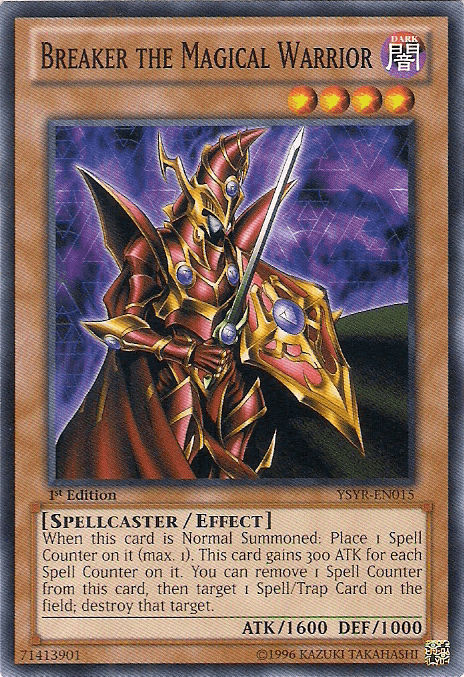 1st Edition, Common, Dark, Effect Monster, Spellcaster, Starter Deck: Yugi Reloaded, Unlimited Breaker the Magical Warrior [YSYR-EN015] Common - Trading Card World