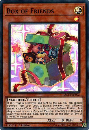 1st Edition, Advent Calendar 2018, Effect Monster, Light, Machine, Super Rare Box of Friends [AC18-EN002] Super Rare - Trading Card World