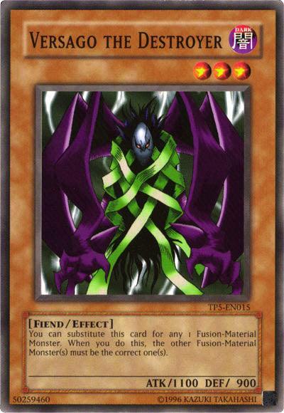 Common, Dark, Effect Monster, Fiend, Tournament Pack 5, Unlimited Versago the Destroyer [TP5-EN015] Common - Trading Card World