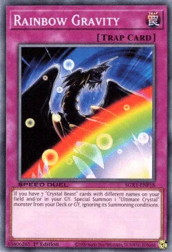 1st Edition, Common, Normal Trap, Speed Duel GX: Duel Academy Box, Trap Rainbow Gravity [SGX1-ENF18] Common - Trading Card World