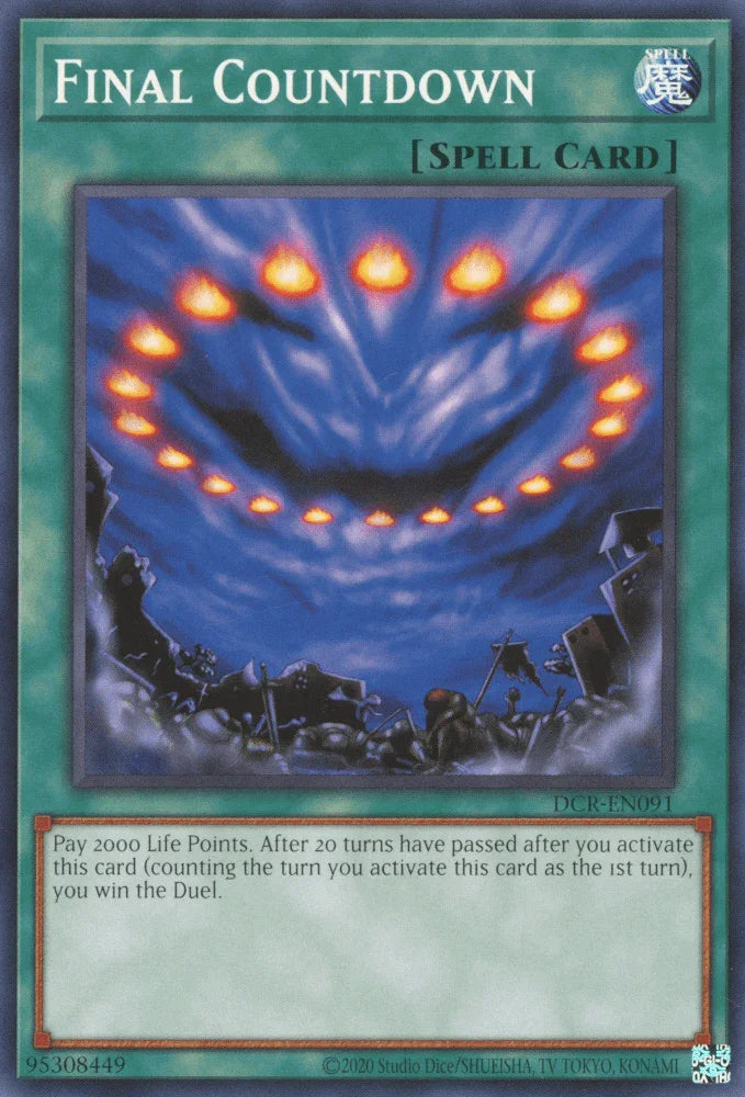 Common, Dark Crisis, Normal Spell, Spell, Unlimited Final Countdown [DCR-EN091] Common - Trading Card World