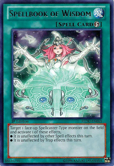 1st Edition, Quick Play Spell, Rare, Return of the Duelist, Spell, Unlimited Spellbook of Wisdom [REDU-EN060] Rare - Trading Card World