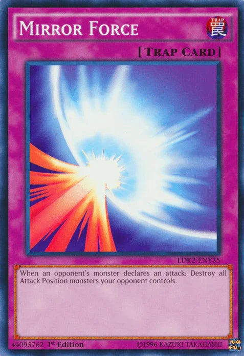 1st Edition, Common, Legendary Decks II, Normal Trap, Trap, Unlimited Mirror Force [LDK2-ENY35] Common - Trading Card World