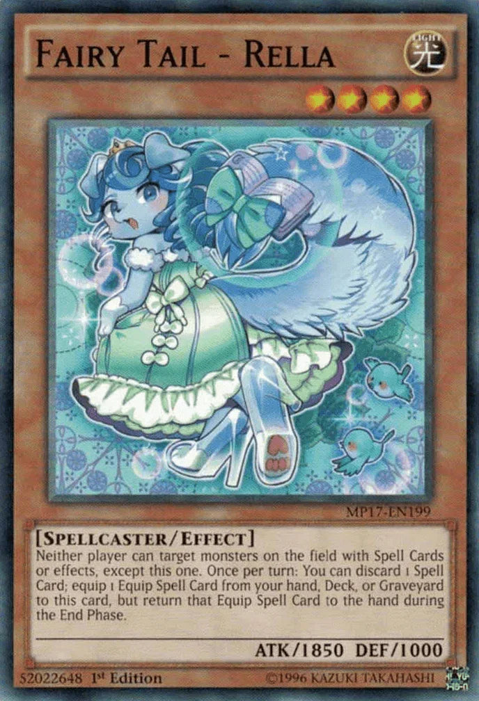 1st Edition, 2017 Mega-Tins Mega Pack, Common, Effect Monster, Light, Spellcaster Fairy Tail - Rella [MP17-EN199] Common - Trading Card World