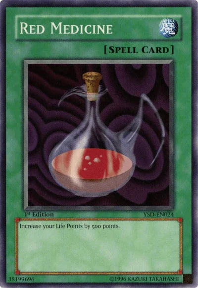 1st Edition, Common, Normal Spell, Spell, Starter Deck 2006, Unlimited Red Medicine [YSD-EN024] Common - Trading Card World