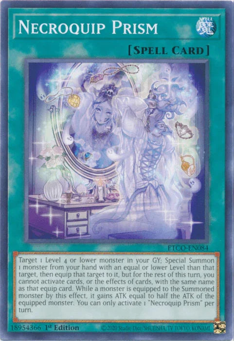 1st Edition, Common, Eternity Code, Normal Spell, Spell Necroquip Prism [ETCO-EN084] Common - Trading Card World