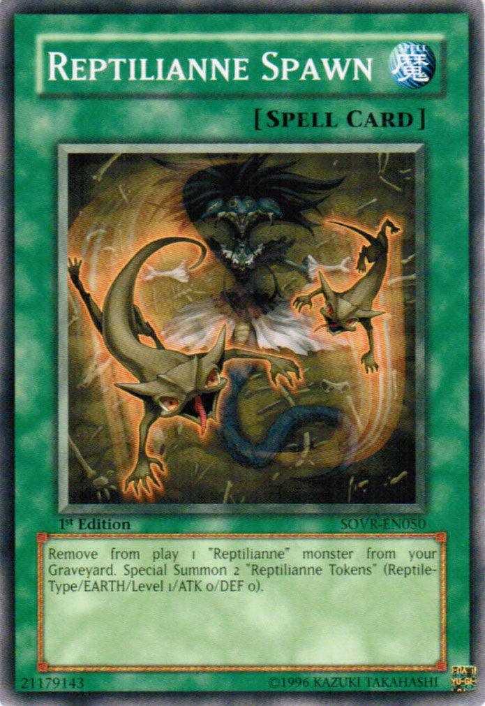 1st Edition, Common, Normal Spell, Spell, Stardust Overdrive, Unlimited Reptilianne Spawn [SOVR-EN050] Common - Trading Card World
